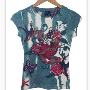 free lobe vintage blouse multicolor S